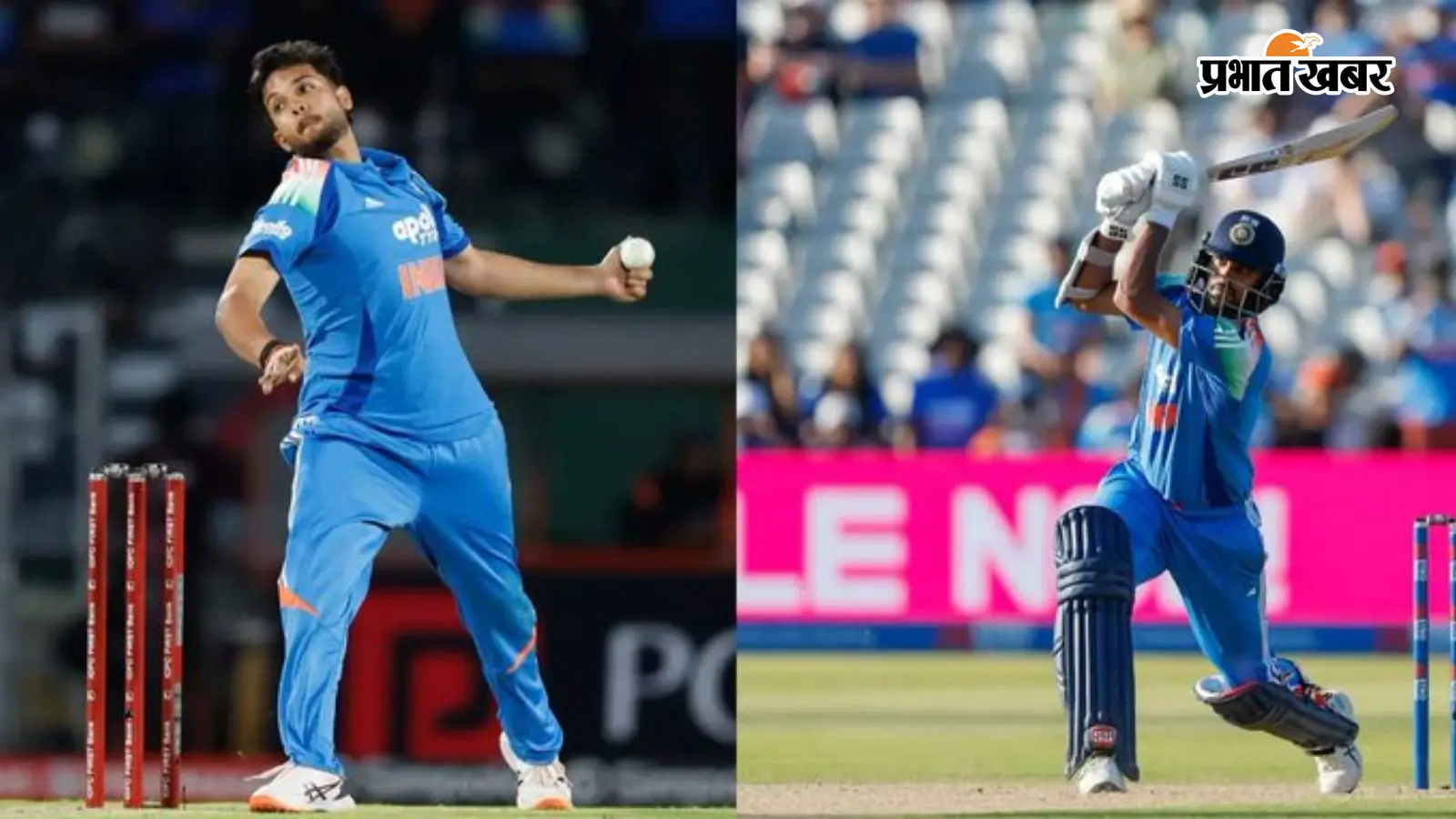 वाशिंगटन सुंदर की जगह हर्ष दुबे टीम में शामिल (फोटो- सोशल मीडिया) वाशिंगटन सुंदर की जगह हर्ष दुबे टीम में शामिल (फोटो- सोशल मीडिया)