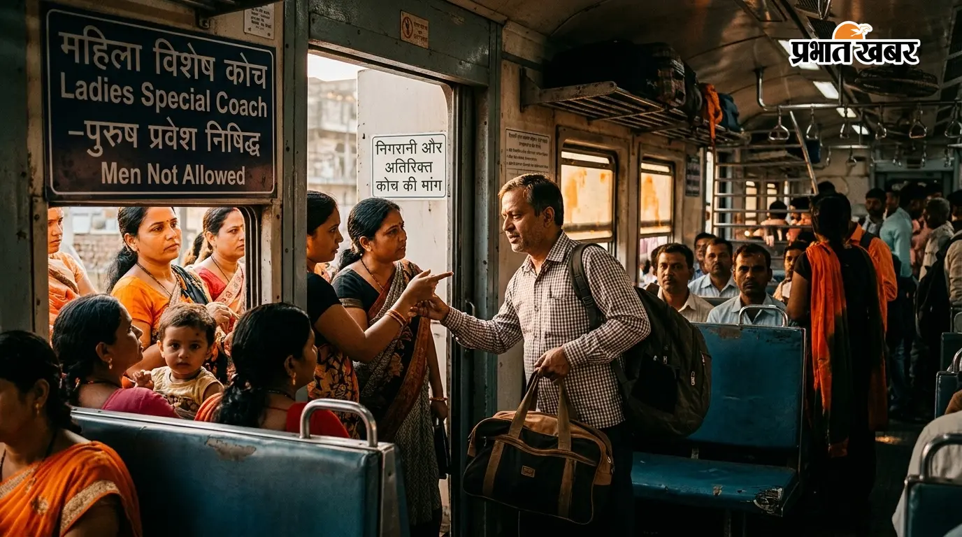 महिला कोच में पुरुष यात्री: रेलवे से कार्रवाई की मांग महिला कोच में पुरुष यात्री: रेलवे से कार्रवाई की मांग
