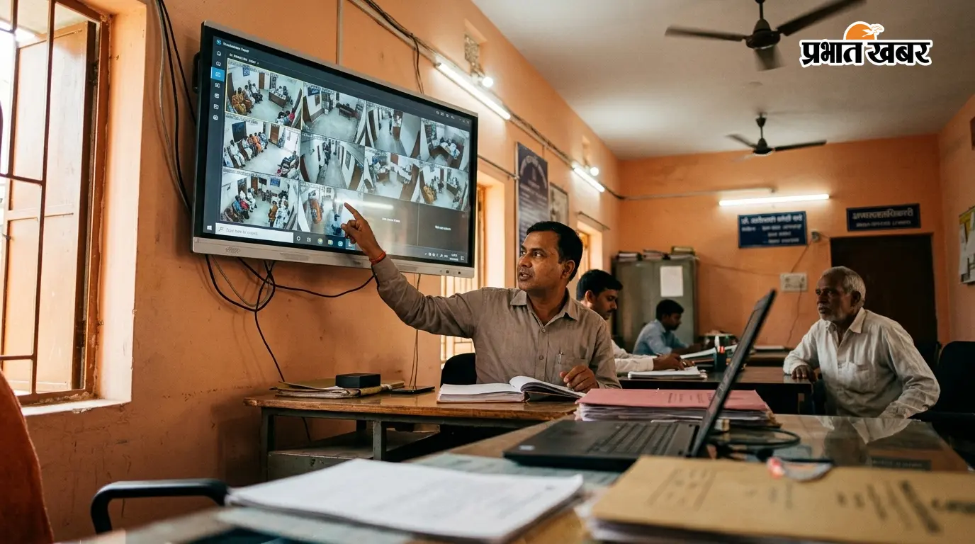 अंचलाधिकारी चैंबर में हाईटेक CCTV, अब पटना से होगी निगरानी अंचलाधिकारी चैंबर में हाईटेक CCTV, अब पटना से होगी निगरानी