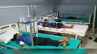 स्कूल वैन पलटने से एक दर्जन बच्चे घायल, दो की हालत गंभीर