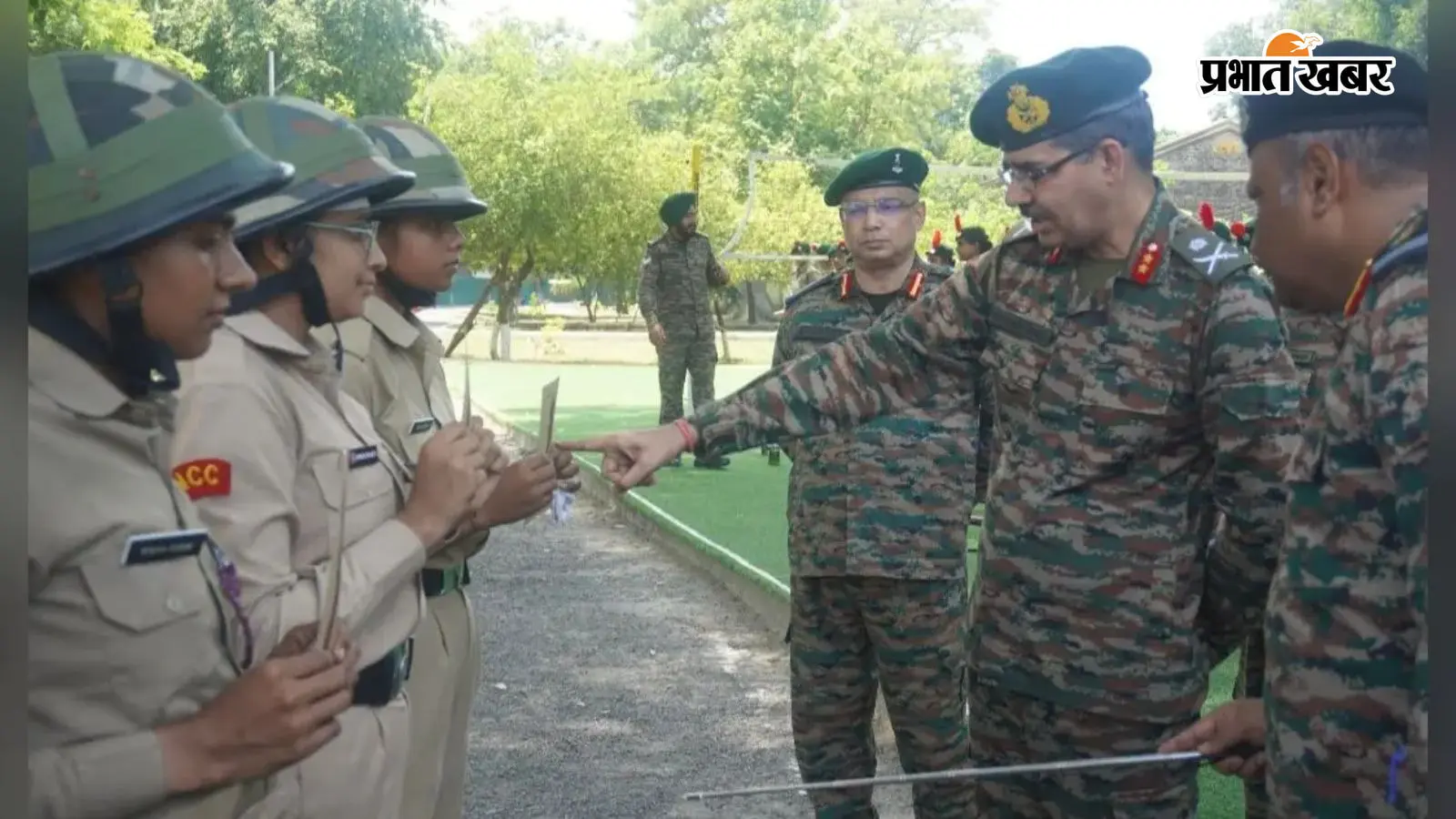 बरौनी एनसीसी कैंप का अपर महानिदेशक ने किया निरीक्षण, दिये आवश्यक दिशा-निर्देश बरौनी एनसीसी कैंप का अपर महानिदेशक ने किया निरीक्षण, दिये आवश्यक दिशा-निर्देश