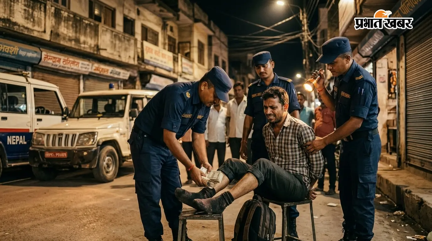 5.50 लाख नेपाली व भारतीय करेंसी के साथ गिरफ्तार 5.50 लाख नेपाली व भारतीय करेंसी के साथ गिरफ्तार