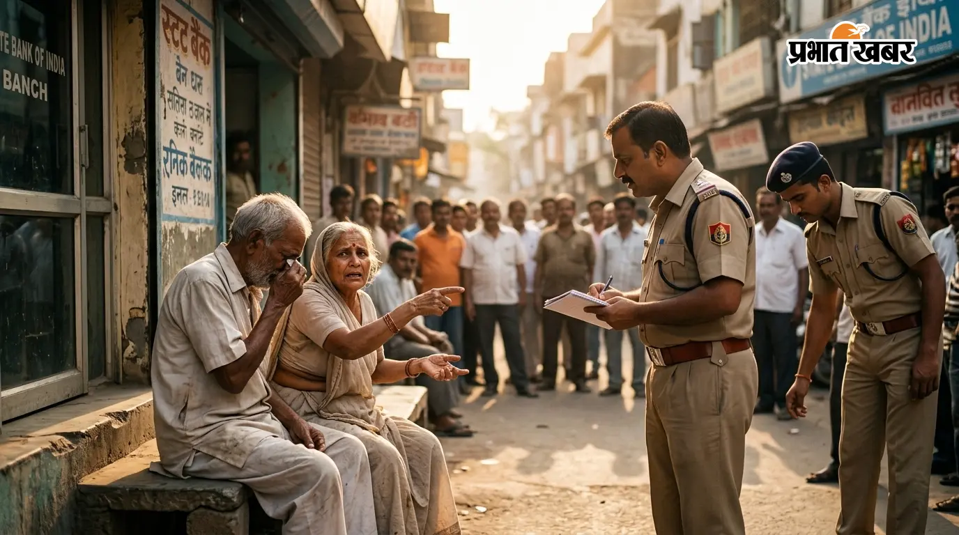 पुलिसिया रौब झाड़ बुजुर्ग दंपती से ठगी, सोने के जेवरात उड़ाकर थमा दी पत्थरों की पुड़िया पुलिसिया रौब झाड़ बुजुर्ग दंपती से ठगी, सोने के जेवरात उड़ाकर थमा दी पत्थरों की पुड़िया