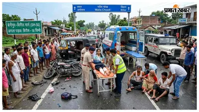 बेनीपुर-बिरौल मार्ग पर सड़क हादसा, किशोरी समेत चार लोग गंभीर घायल