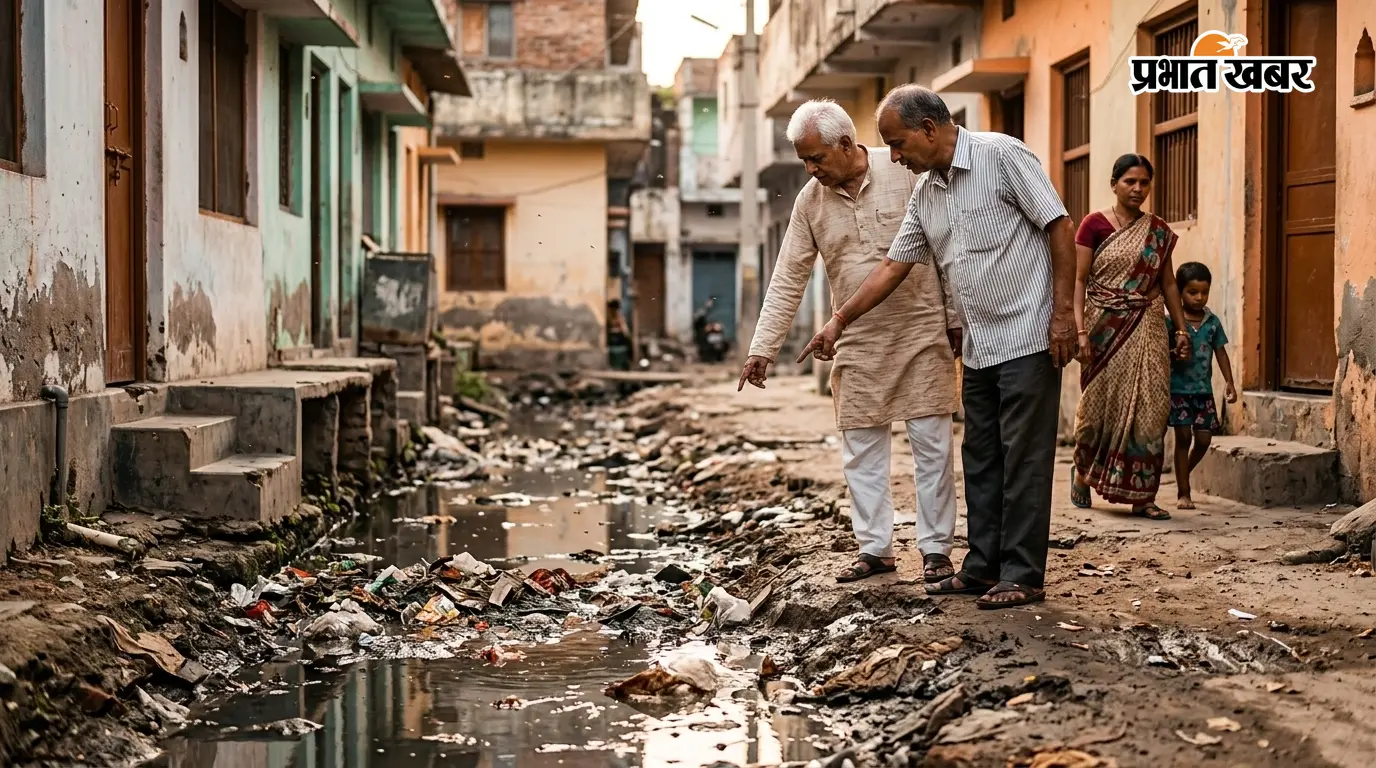 नया टोला में रेलवे नहीं करा रहा नालों की सफाई, मच्छरों का बढ़ा प्रकोप नया टोला में रेलवे नहीं करा रहा नालों की सफाई, मच्छरों का बढ़ा प्रकोप
