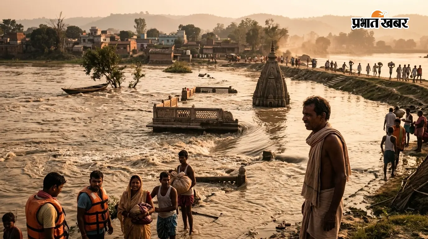 बुधबूढ़ी गंडक नदी में उफान जारी, निचले इलाकों में फैल रहा पानी बुधबूढ़ी गंडक नदी में उफान जारी, निचले इलाकों में फैल रहा पानी