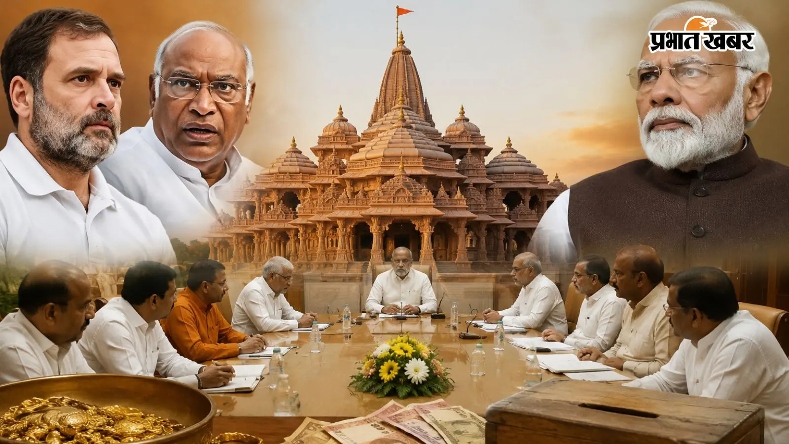 राम मंदिर ट्रस्ट की अहम बैठक 22 जुलाई को (AI सांकेतिक तस्वीर) राम मंदिर ट्रस्ट की अहम बैठक 22 जुलाई को (AI सांकेतिक तस्वीर)