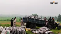 अवैध कोयला खनन और तस्करी पर CISF का एक्शन, ECL क्षेत्र से 540 मीट्रिक टन कोयला जब्त