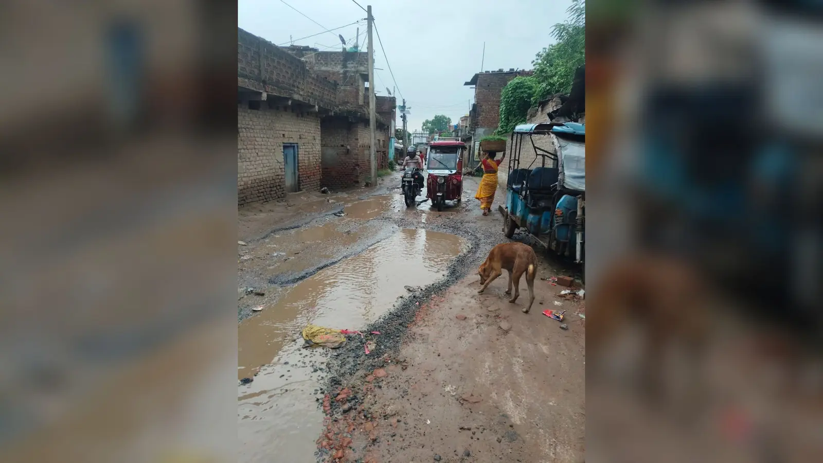 बरेव–गोविंदपुर सड़क बनी मुसीबत, हल्की बारिश में ही कीचड़ और जलजमाव से राहगीरों की बढ़ी परेशानी | Prabhat Khabar Network बरेव–गोविंदपुर सड़क बनी मुसीबत, हल्की बारिश में ही कीचड़ और जलजमाव से राहगीरों की बढ़ी परेशानी | Prabhat Khabar Network