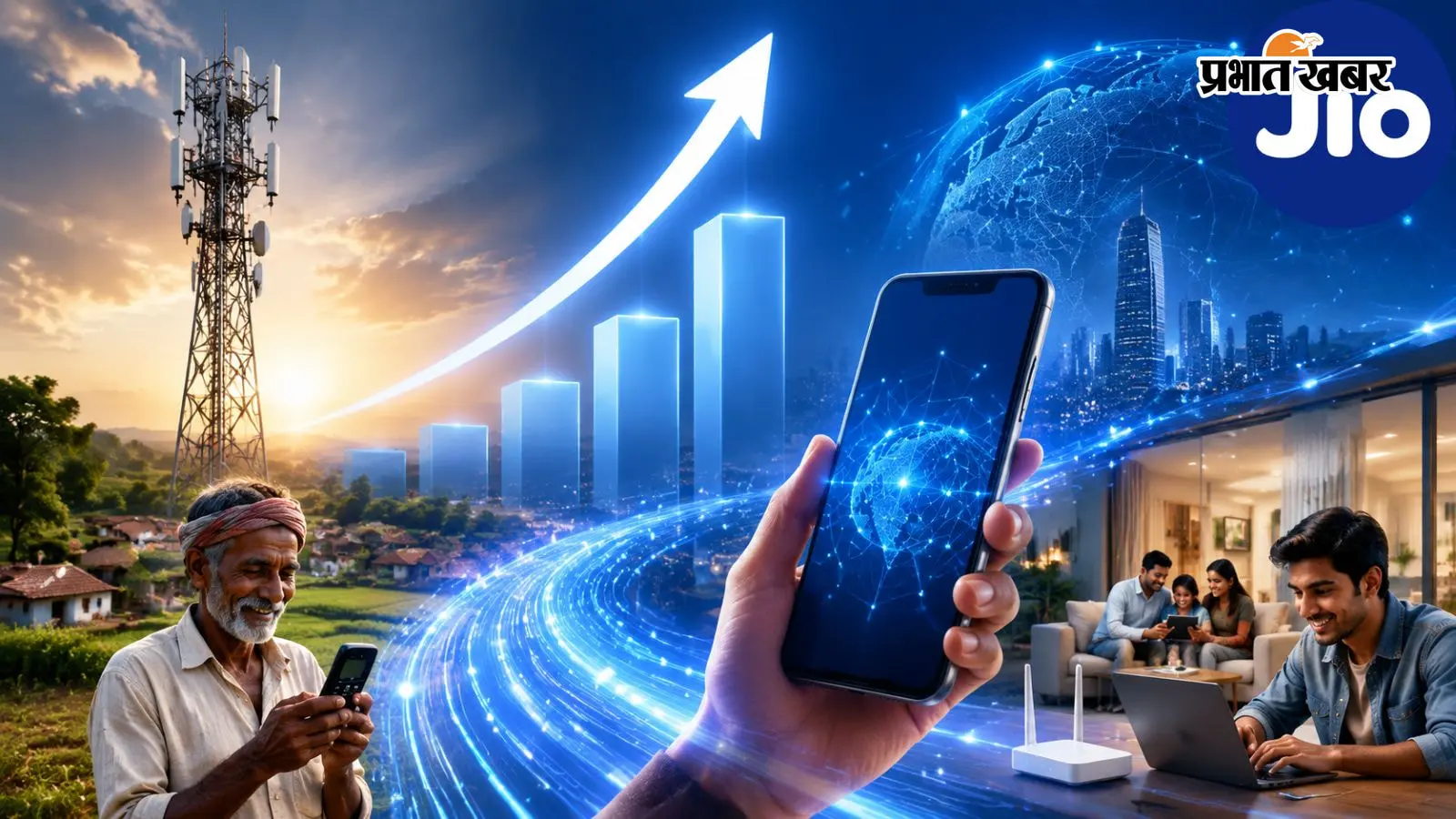 2G से 4G और 5G पर शिफ्ट होंगे यूजर्स / फोटो एआई से बनी 2G से 4G और 5G पर शिफ्ट होंगे यूजर्स / फोटो एआई से बनी