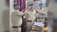 नालंदा : पुलिस जवानों के कंधों पर सजे सितारे, पीटीसी परीक्षा पास कर बने एएसआई.