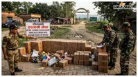 हरलाखी बॉर्डर पर एसएसबी ने 1050 बोतल शराब की खेप जब्त, तस्कर नेपाल भागे