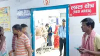 वज्रपात की चपेट में आने से युवक झुलसा, सदर अस्पताल में भर्ती