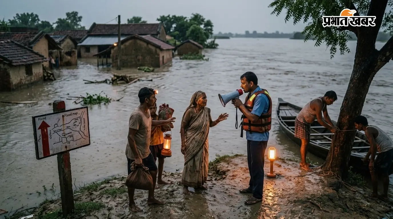 बिहार में बाढ़ अलर्ट: कोसी-गंडक उफनाईं, खतरे के निशान पर... बिहार में बाढ़ अलर्ट: कोसी-गंडक उफनाईं, खतरे के निशान पर...