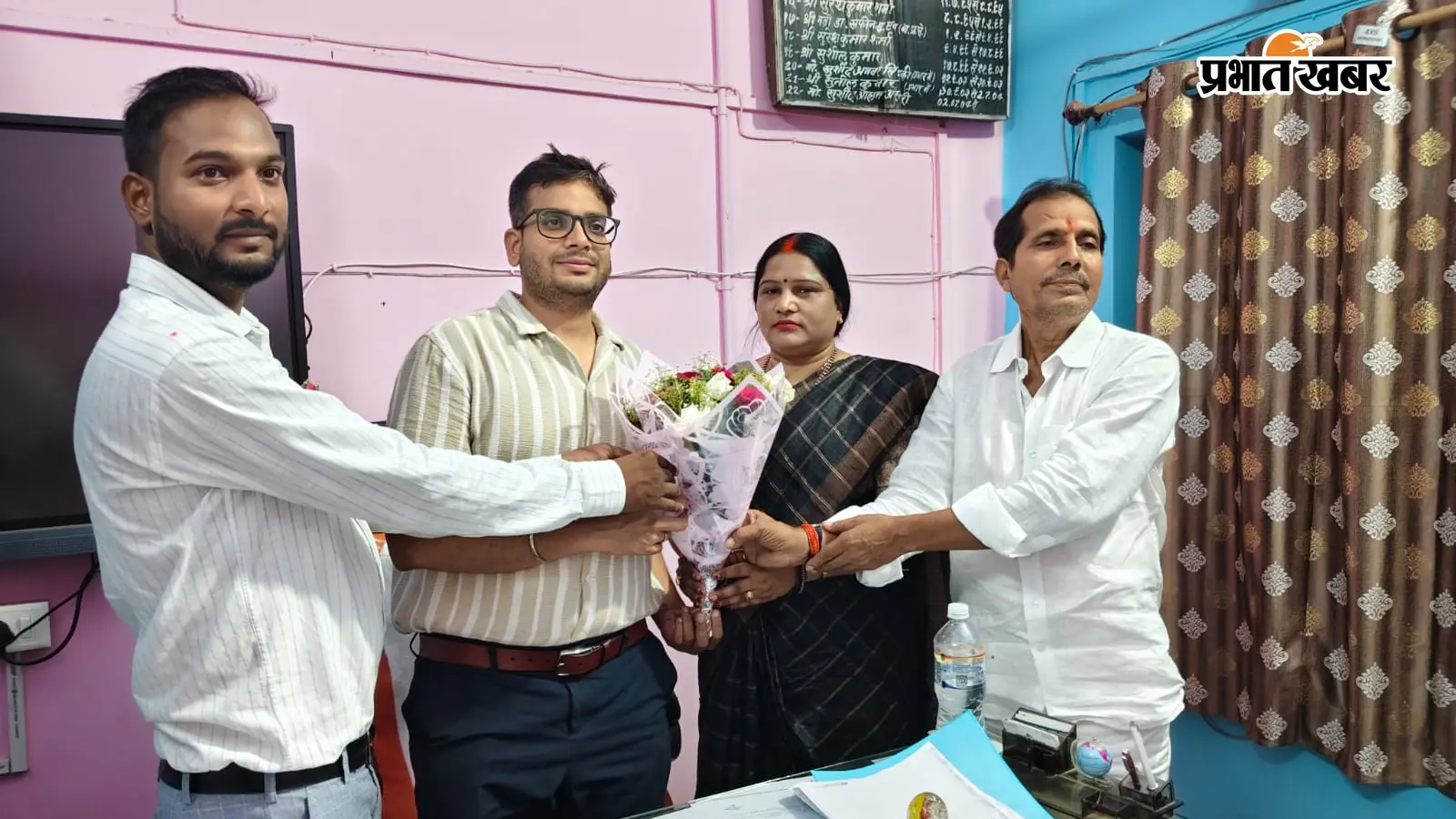 नगरध्यक्ष ने किया सीओ से मुलाकात नगरध्यक्ष ने किया सीओ से मुलाकात