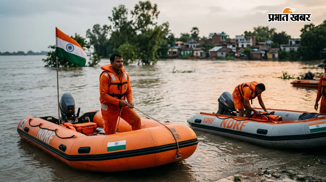 मुजफ्फरपुर बाढ़: राहत कार्य तेज, सरकारी झंडे वाली नाव चलेगी मुजफ्फरपुर बाढ़: राहत कार्य तेज, सरकारी झंडे वाली नाव चलेगी