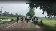 कैमूर: भगवानपुर में धरती माता धाम जा रहे तीन श्रद्धालु बाइक फिसलने से घायल, हादसा टला