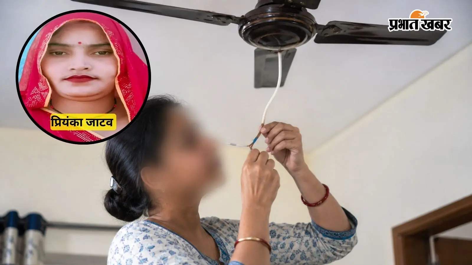 मृतक प्रियंका कि फाइल फोटो (AI) मृतक प्रियंका कि फाइल फोटो (AI)