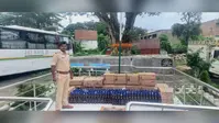 रेलवे गुमटी के पास शराब तस्करी का खुलासा, पिकअप और 468 लीटर शराब जब्त
