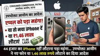 44 हजार का iPhone नहीं लौटाना एप्पल को पड़ा महंगा, उपभोक्ता आयोग ने नए फोन या 1.46 लाख रुपये लौटाने का दिया आदेश