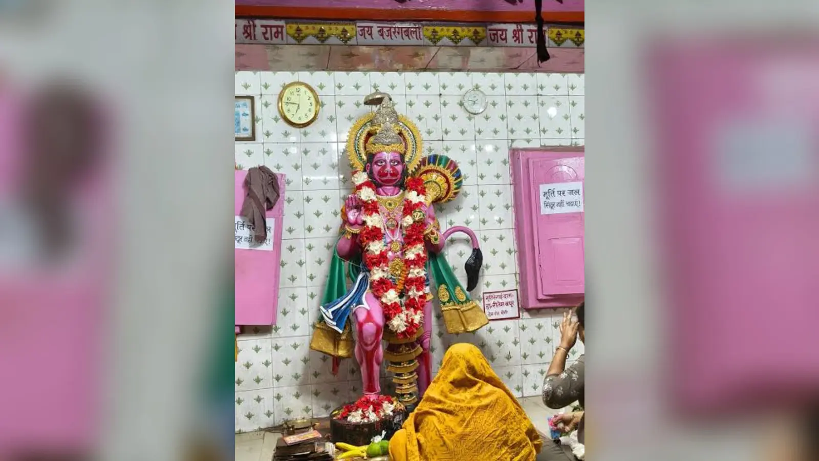 मंदिर में विराजमान हनुमान जी की तस्वीर | Prabhat Khabar Network मंदिर में विराजमान हनुमान जी की तस्वीर | Prabhat Khabar Network