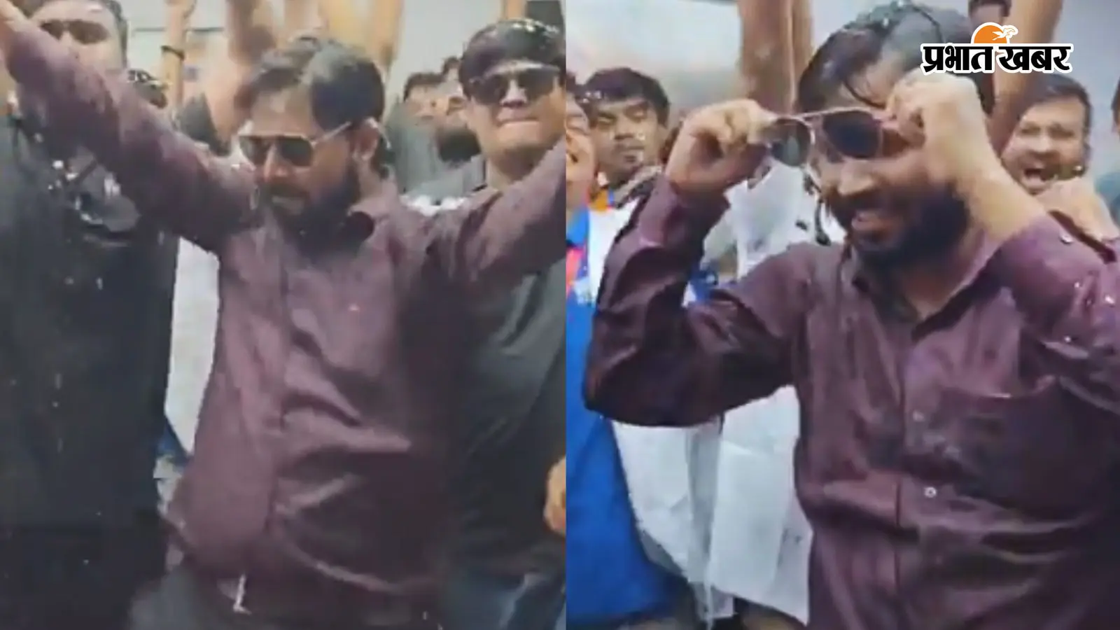 डांस करते हुए खान सर की तस्वीर डांस करते हुए खान सर की तस्वीर