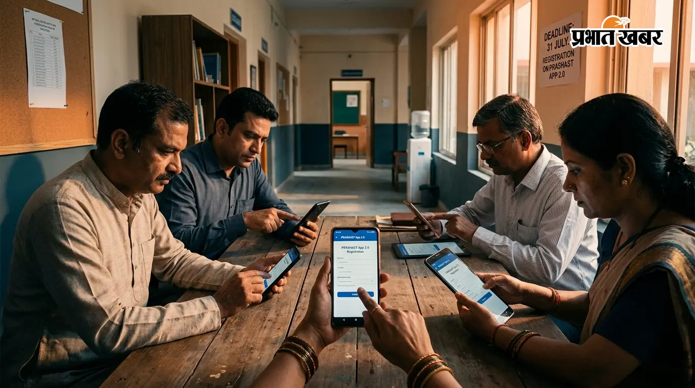 31 जुलाई तक शिक्षकों का PRASHAST App 2.0 रजिस्ट्रेशन... 31 जुलाई तक शिक्षकों का PRASHAST App 2.0 रजिस्ट्रेशन...