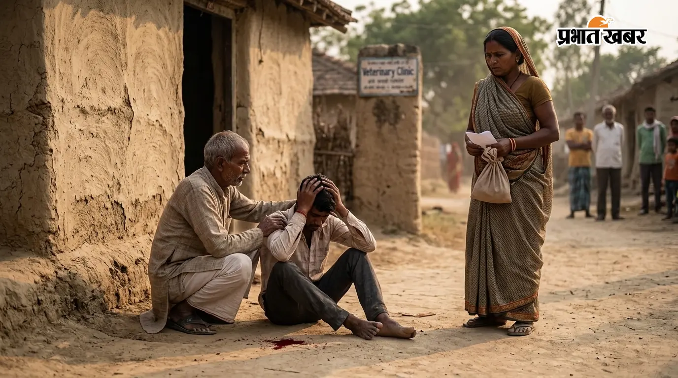 जमीन विवाद में घायल पशु चिकित्सक की मौत, सात बच्चों के सिर से उठा पिता का साया जमीन विवाद में घायल पशु चिकित्सक की मौत, सात बच्चों के सिर से उठा पिता का साया