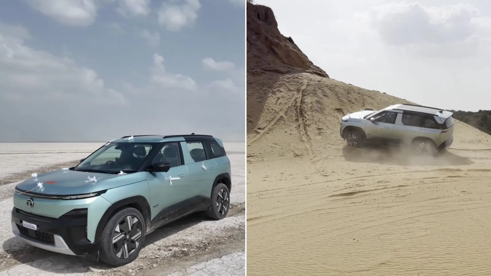 Tata Sierra.ev के साथ ऑफ-रोडिंग करता व्लॉगर (Photo: EV YATRA/YouTube) Tata Sierra.ev के साथ ऑफ-रोडिंग करता व्लॉगर (Photo: EV YATRA/YouTube)