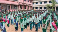 तोरपा में बच्चों की मौत पर विद्यालय में हुई शोक सभा,  सभी ने रखा दो मिनट का मौन