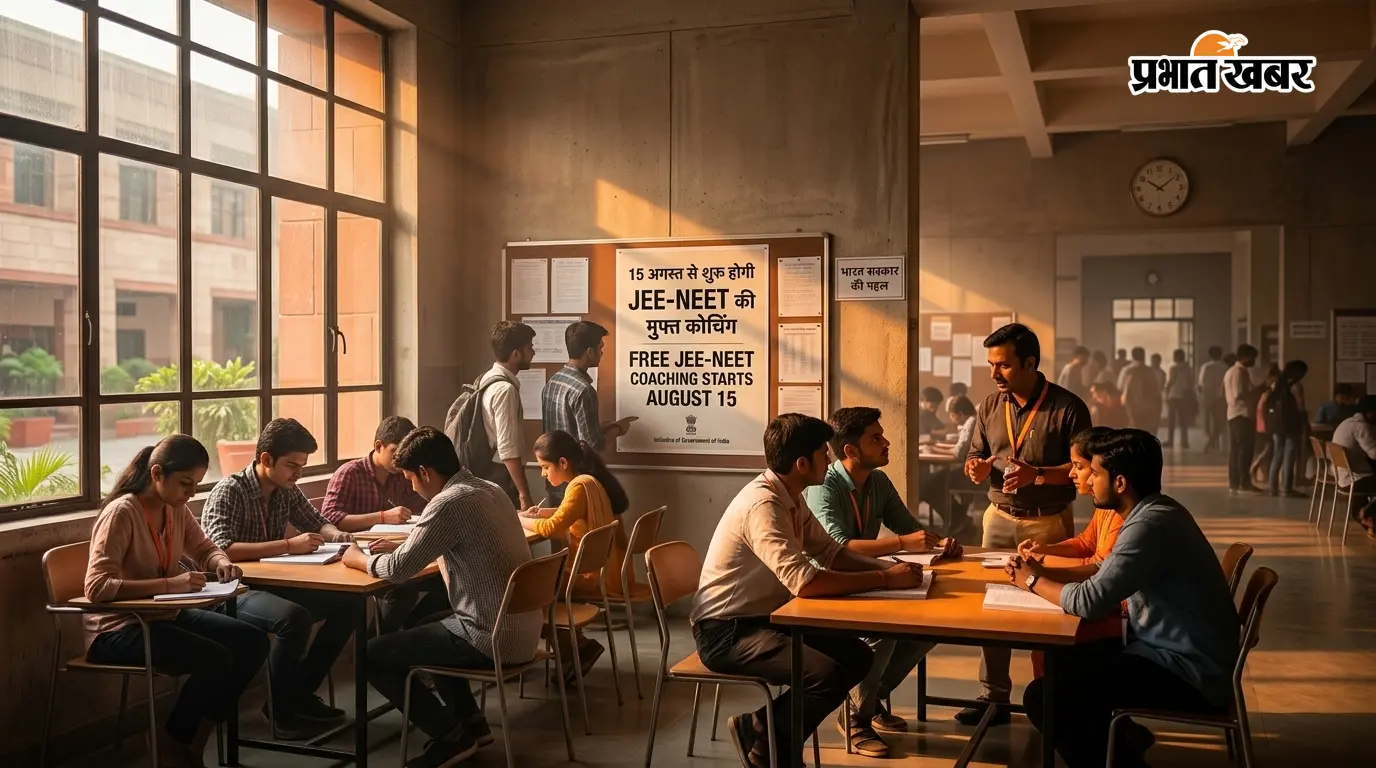 JEE NEET फ्री कोचिंग: मोतिहारी में बदलेंगे स्मार्ट क्लासरूम JEE NEET फ्री कोचिंग: मोतिहारी में बदलेंगे स्मार्ट क्लासरूम