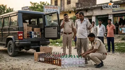 नरकटियागंज में बोलेरो से 41 लीटर विदेशी शराब जब्त, पुलिस ने एक आरोपी को दबोचा