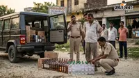 नरकटियागंज में बोलेरो से 41 लीटर विदेशी शराब जब्त, पुलिस ने एक आरोपी को दबोचा