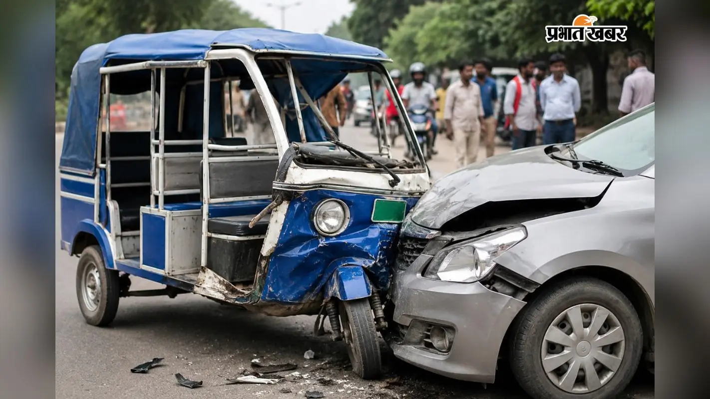 क्षतिग्रस्त वाहन की सांकेतिक तस्वीर. क्षतिग्रस्त वाहन की सांकेतिक तस्वीर.