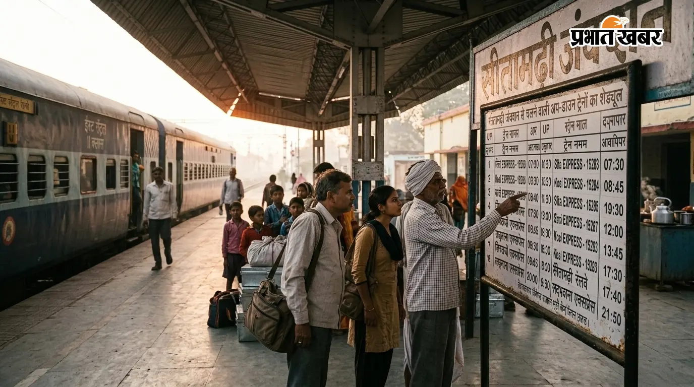सीतामढ़ी स्टेशन: आज ट्रेनों की समय सारणी* सीतामढ़ी स्टेशन: आज ट्रेनों की समय सारणी*