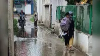 भागलपुर में विकास के दावों की खुली पोल: इमामपुर में गंदे पानी के बीच से स्कूल जाने को मजबूर बच्चे