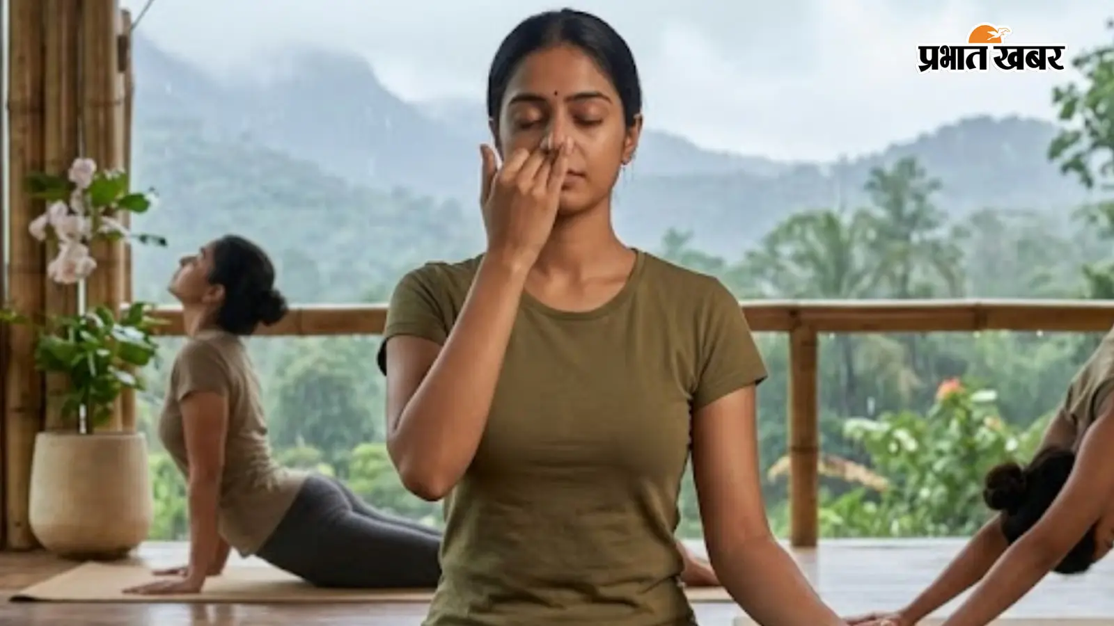Yoga for Nose Blockage, AI Image Yoga for Nose Blockage, AI Image
