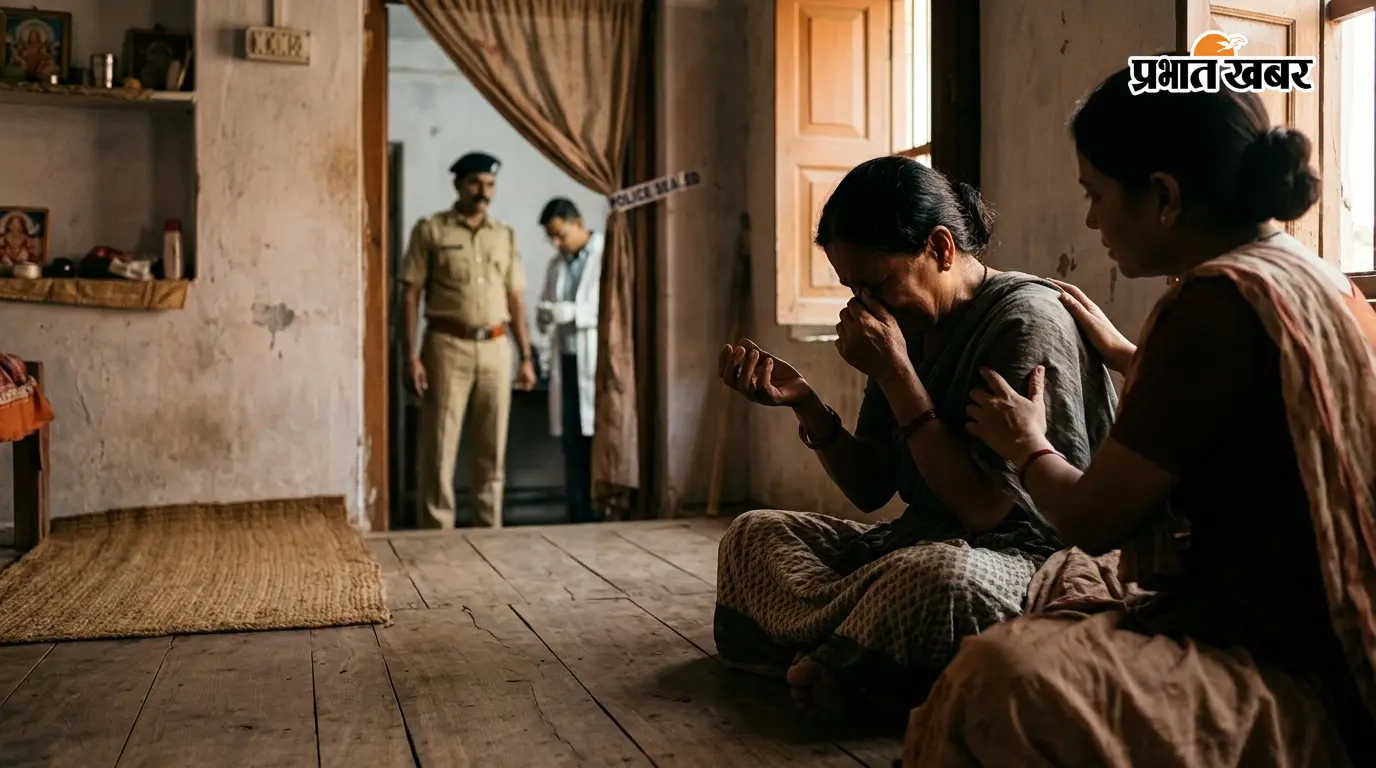 बेतिया: घर में विवाहिता का शव लटका मिला, जांच शुरू. बेतिया: घर में विवाहिता का शव लटका मिला, जांच शुरू.
