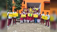 राज्य सरकार के 100 दिन पूरे होने पर स्कूलों में मद्य निषेध जागरूकता कार्यक्रम, छात्रों ने दिखाई प्रतिभा