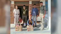 गोपालगंज में 177 लीटर देसी शराब के साथ छह तस्कर गिरफ्तार, बाइक जब्त