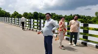 सात साल में ही बदहाल हुआ बदुआ नदी का पुल, फिर उभरी तकनीकी खामियां, अधिकारियों ने किया निरीक्षण