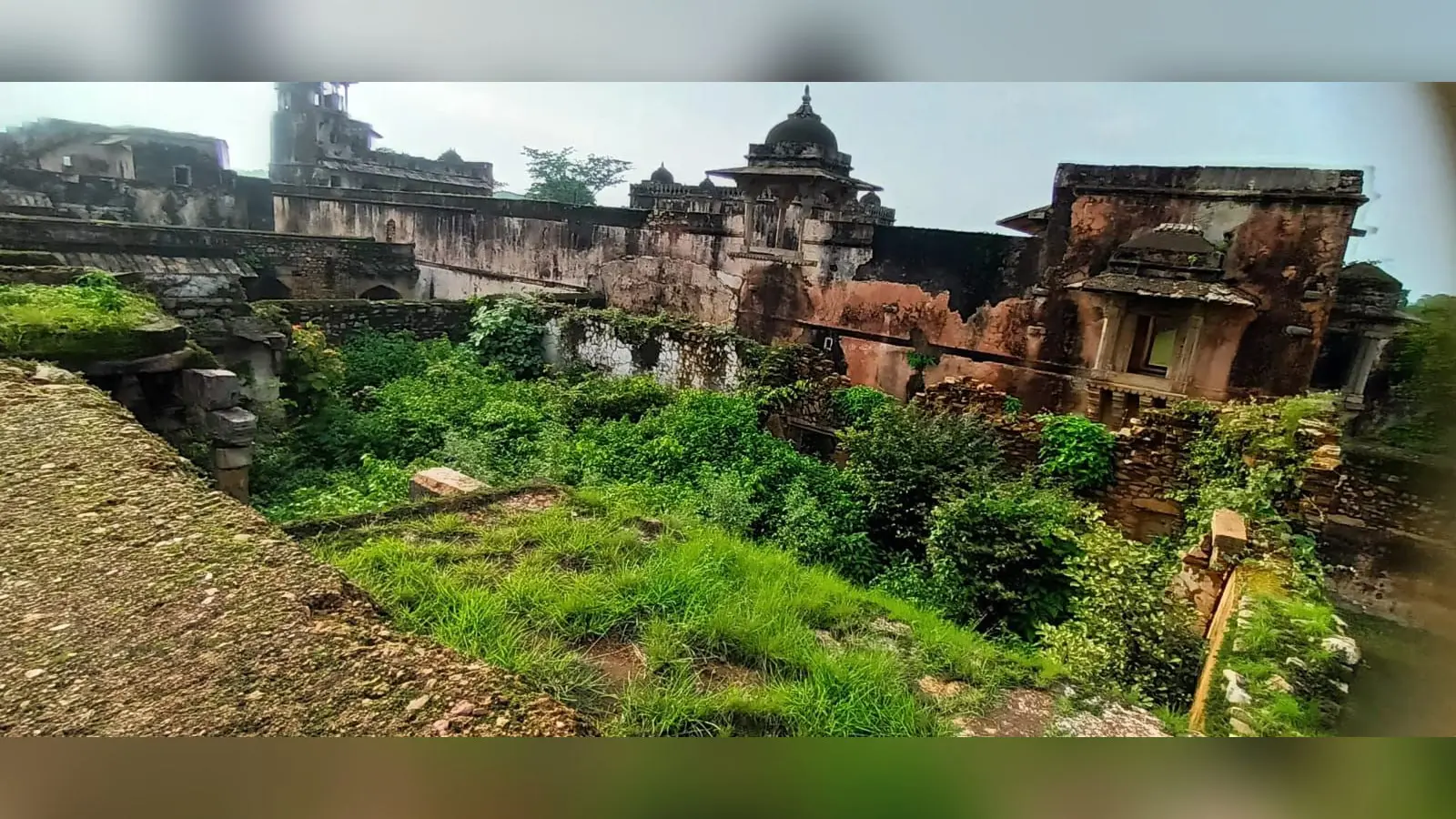 किला परिसर में झाड़ियों का लगा अंबार | Prabhat Khabar Network किला परिसर में झाड़ियों का लगा अंबार | Prabhat Khabar Network