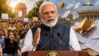CJP प्रोटेस्ट के बीच PM मोदी का ऐलान: बोले- युवाओं के भविष्य से खिलवाड़ करने वाले बचेंगे नहीं, बनेंगे फास्ट ट्रैक कोर्ट