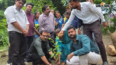 ग्रैपलिंग दिवस पर खिलाड़ियों ने किया पौधारोपण, पर्यावरण संरक्षण का दिया संदेश