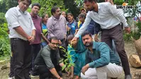 ग्रैपलिंग दिवस पर खिलाड़ियों ने किया पौधारोपण, पर्यावरण संरक्षण का दिया संदेश