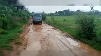श्रावणी मेला से पहले कटोरिया बाइपास की बदहाली बनी चिंता, जर्जर सड़क से कांवरिया वाहनों पर संकट