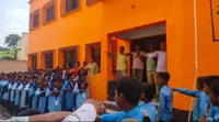विद्यालय के छात्र-छात्राओं ने राष्ट्र निर्माण में अपनी सक्रिय भूमिका निभाने का लिया संकल्प