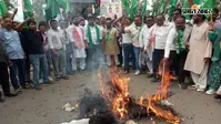 झारखंड में NEET विवाद और छात्र आंदोलन को लेकर कांग्रेस-झामुमो का प्रदर्शन, कई जिलों में पुतला दहन