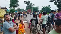 सासाराम में तेज रफ्तार सरकारी बस ने बाइक सवार को 100 मीटर तक घसीटा, युवक की मौत, लोगों ने सड़क जाम किया