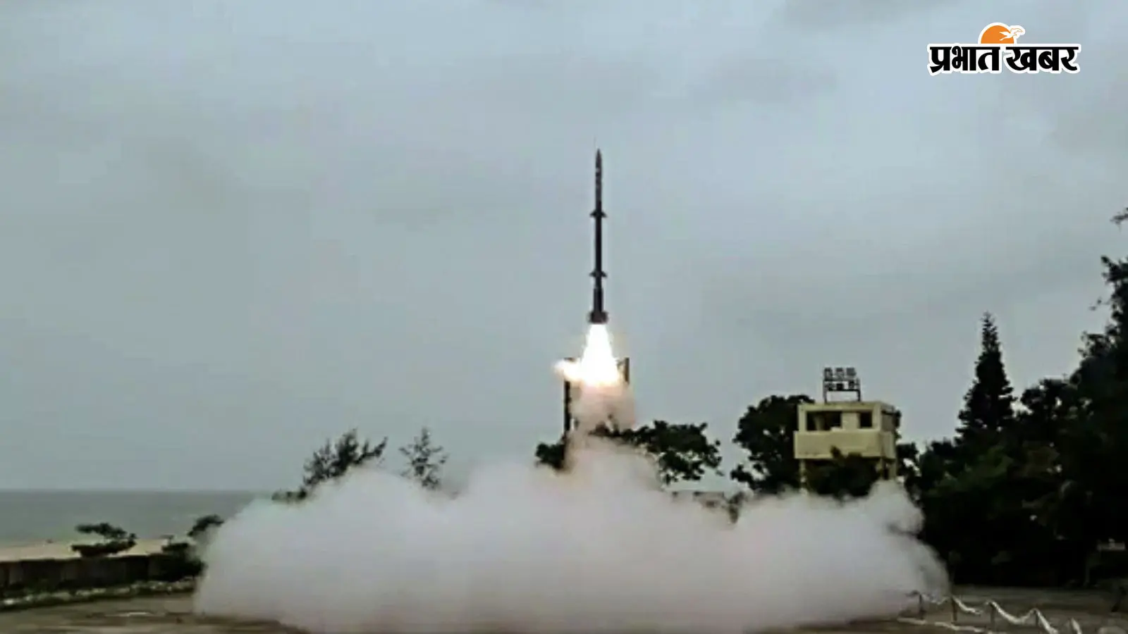 कुशा मिसाइल का सफल परीक्षण, फोटो- एएनआई कुशा मिसाइल का सफल परीक्षण, फोटो- एएनआई